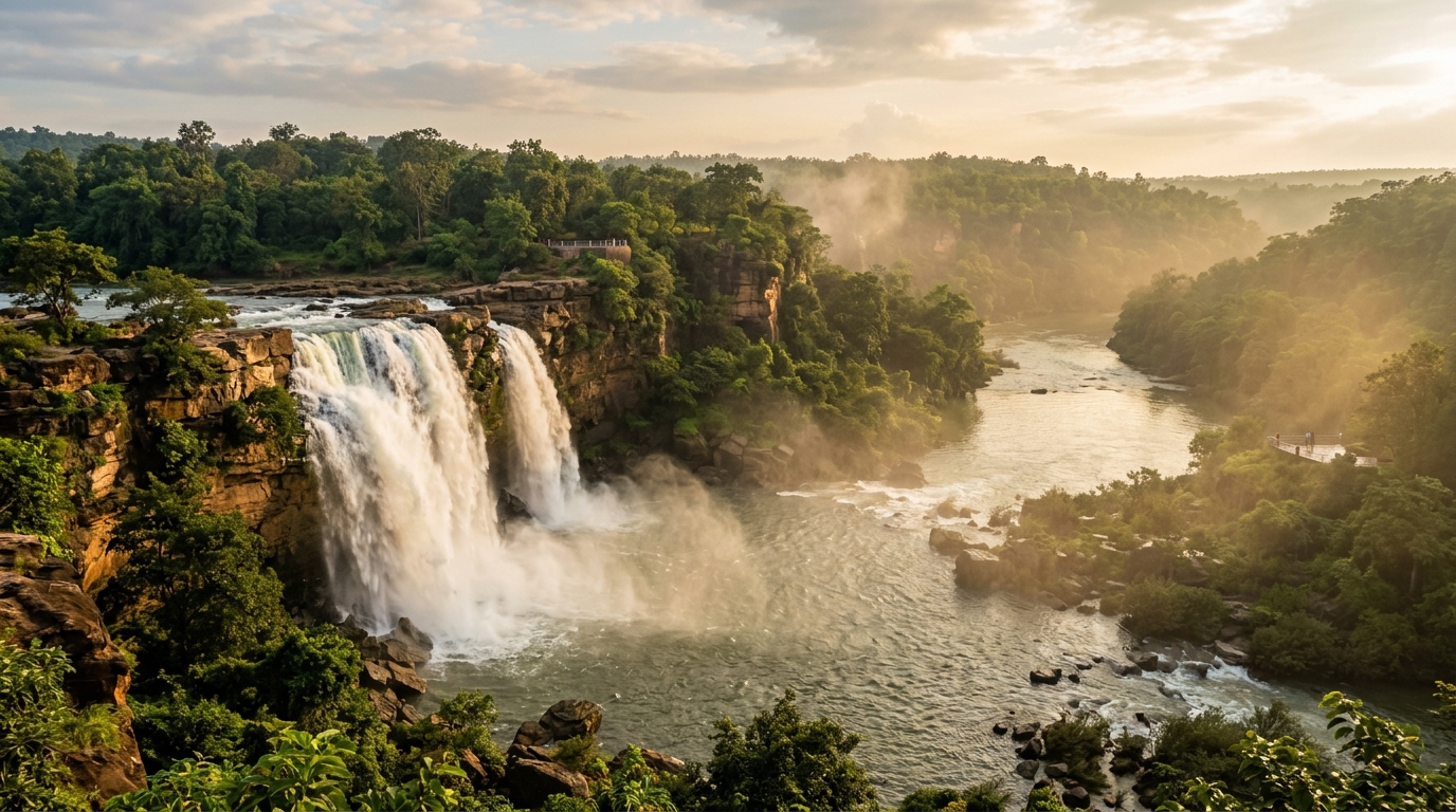 Chitrakoot waterfall and Bastar wilderness